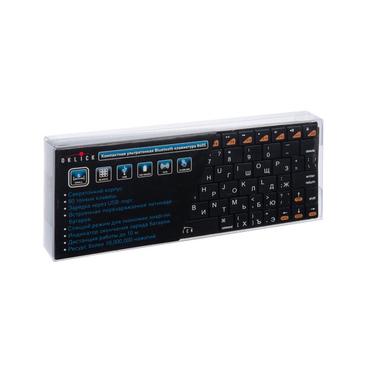 Клавиатура Oklick 840S Wireless Bluetooth  чёрный